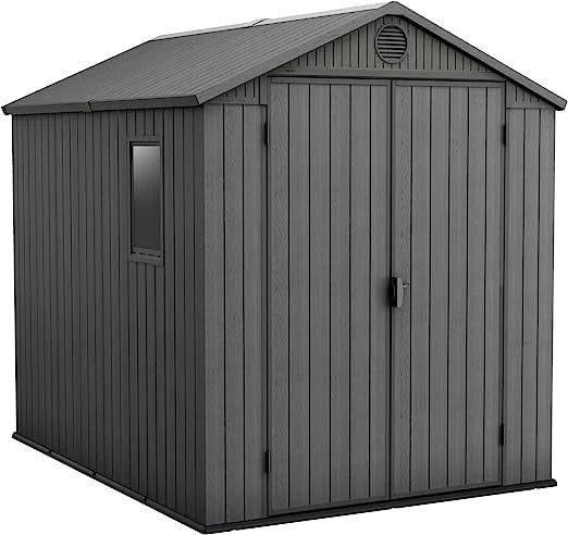 Keter Darwin Shed 6x8ft – Grey
