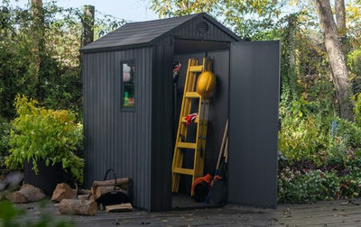 Keter Darwin 4×6 Storage Shed – Graphites