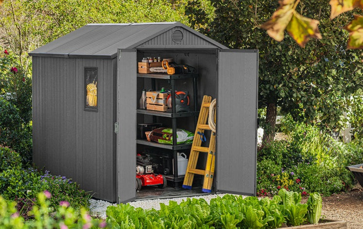 Keter Darwin Shed 6x8ft – Grey
