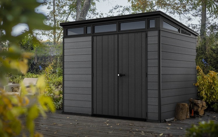 Keter Cortina Shed 9x7ft – Grey