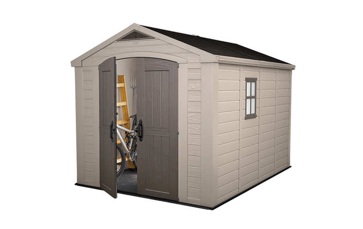 Keter Factor Shed 8x11ft – Brown