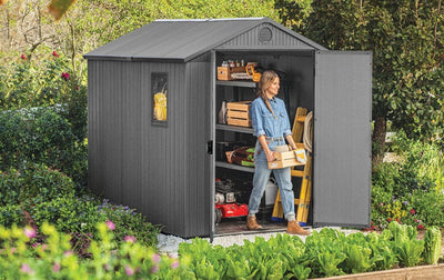 Keter Darwin Shed 6x8ft – Grey