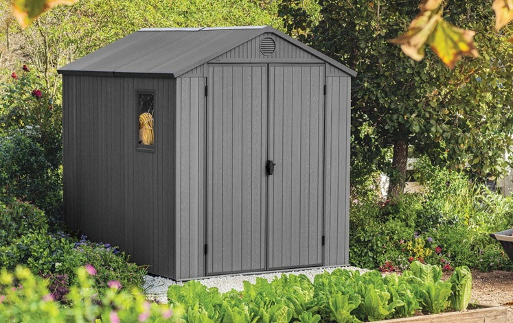 Keter Darwin Shed 6x8ft – Grey