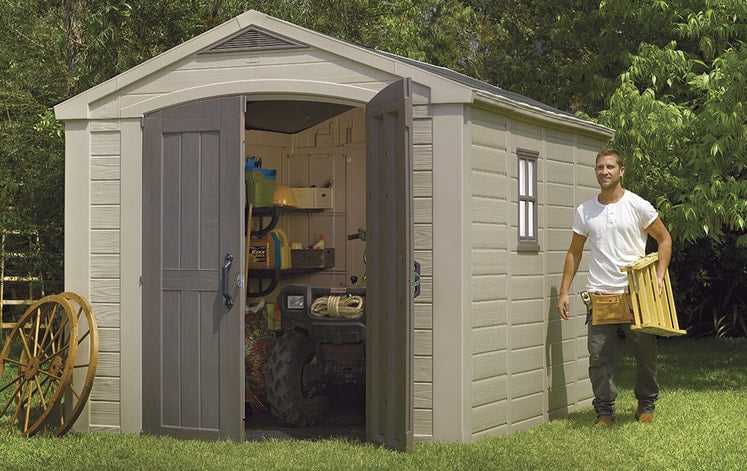Keter Factor Shed 8x11ft – Brown
