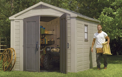 Keter Factor Shed 8x11ft – Brown