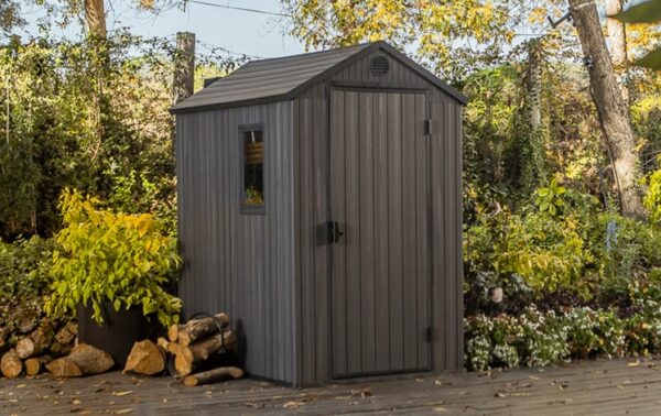 Keter Darwin 4×6 Storage Shed – Graphites