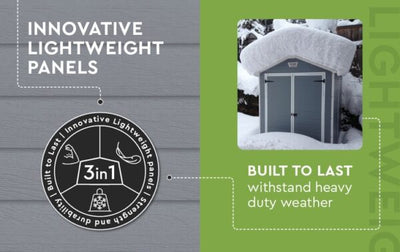 Keter Manor Shed 6x4ft – Grey