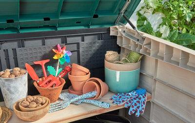 Keter Store It Out Max 1200L Storage Box – Dark Green